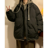 2024冬季加厚保暖假两件连帽棉衣女棉服B213-8111-P100控148，女装棉衣/棉服，星座617A-4