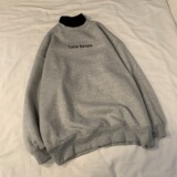 2024冬季假两件高龄加绒卫衣男宽松打底衫B213-6820-P60控78，男装卫衣，星座617A-4