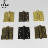 世连泰好全铜合页黑色仿古纯铜实木房门平开门合叶铰链加厚4寸5寸