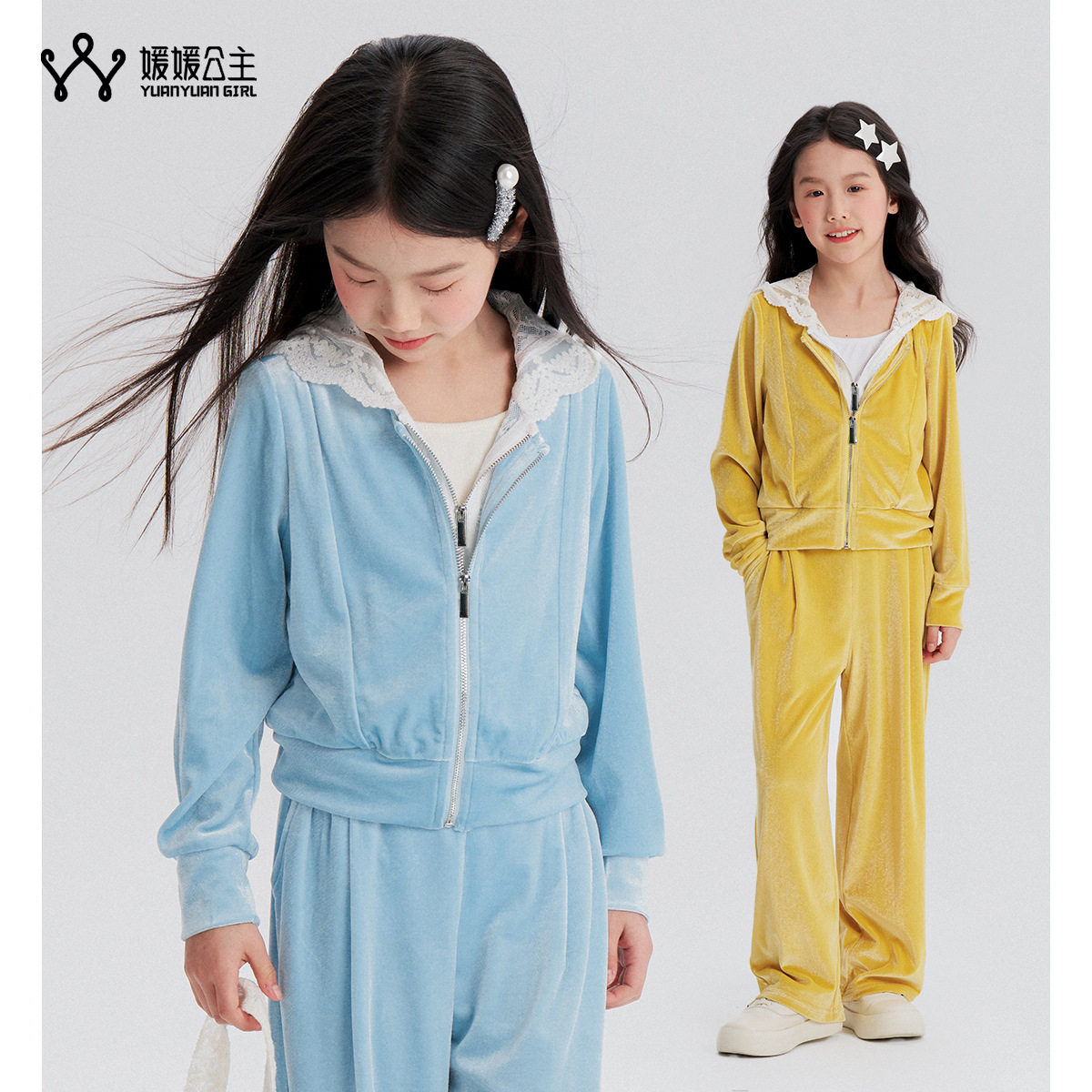 2026新款女童春装新品套装春季儿童连帽卫衣拉链衫直筒裤童装,童装/婴儿装/亲子装,儿童皮肤衣/防晒衣,淘宝优惠券,粉丝福利购,淘宝优惠卷