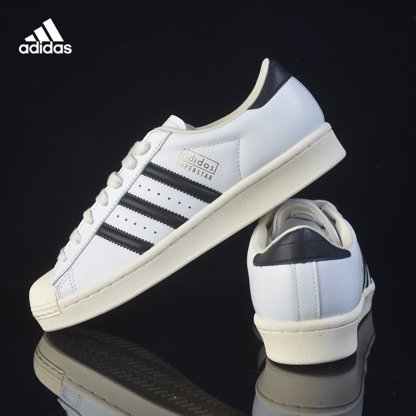 Adidas阿迪达斯经典Superstar男女通用低帮板鞋休闲小白鞋JQ3254