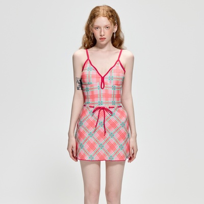 女连体遮肚显瘦泳衣娜扎同款