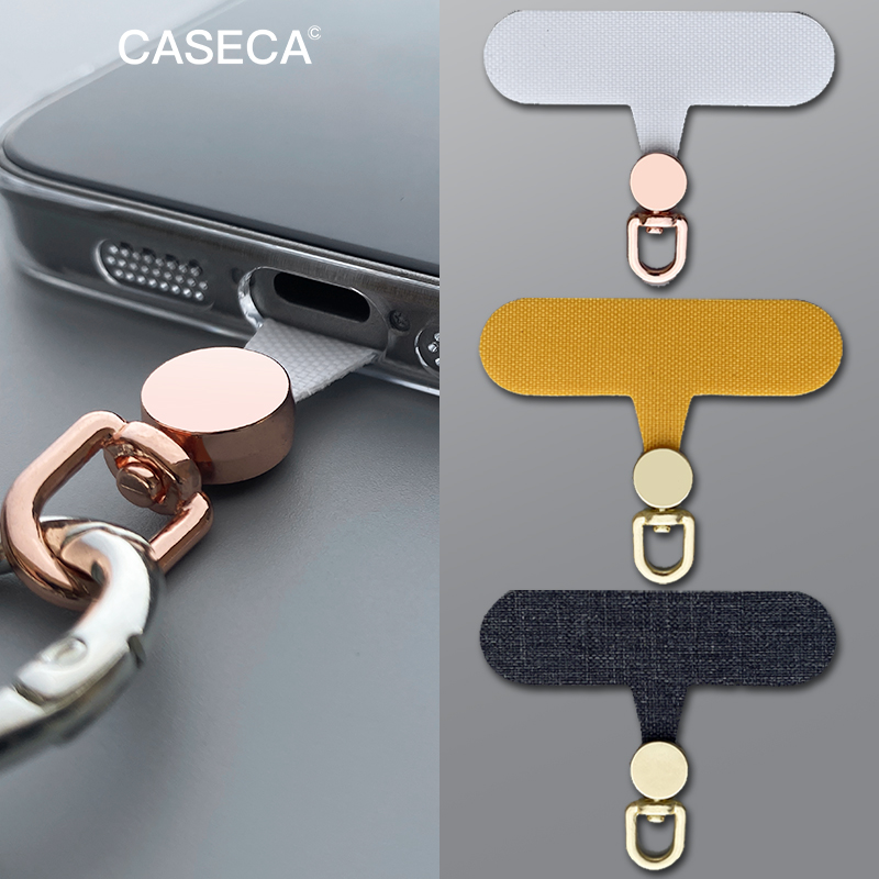 不脱落可360度旋转手机挂绳夹片