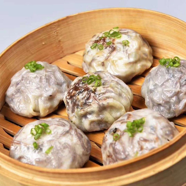 纸皮粉丝包500g淮南手工特色面点水晶包子冷冻半成品酒店方便食材