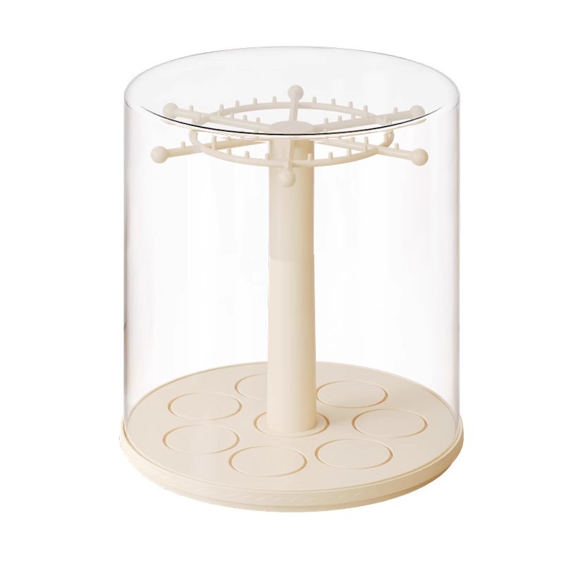 Labubu挂件旋转展示盒透明收纳