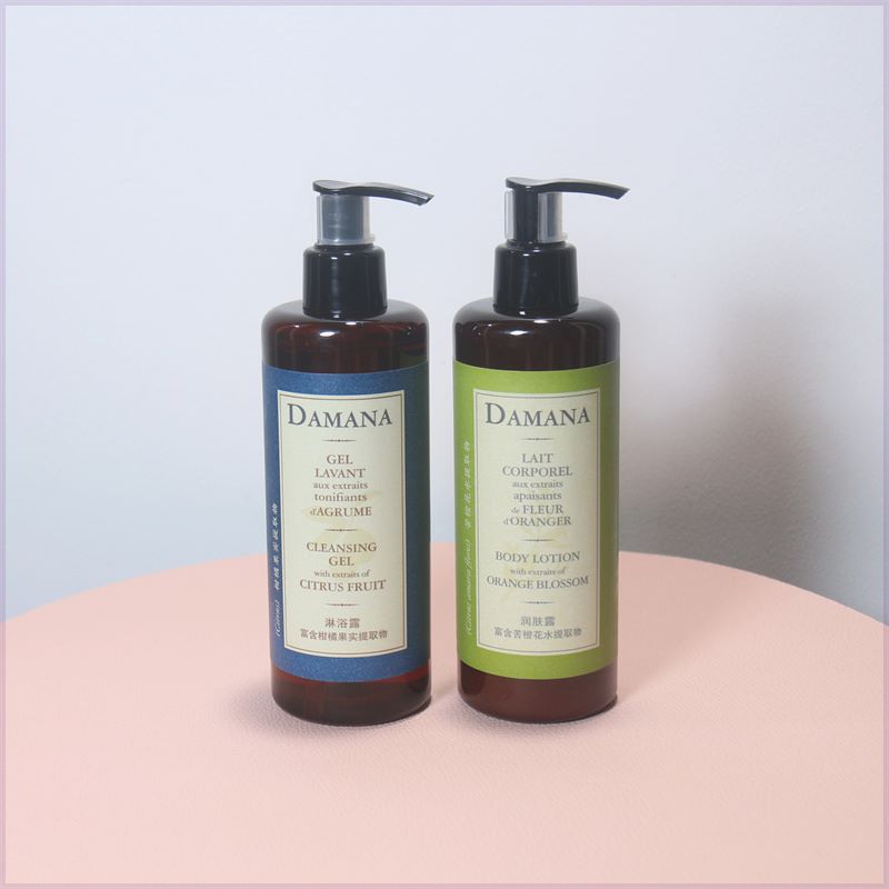 DAMANA沐浴液天然精油柑橘沐浴露润肤露世纪金源酒店洗护300ml