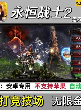 永恒战士2 无限金币钻石 手机打怪rpg安卓鸿蒙怀旧经典小游戏