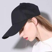 鸭舌帽防晒加长帽檐夏薄款女休闲韩版百搭男大头围遮阳透气棒球帽
