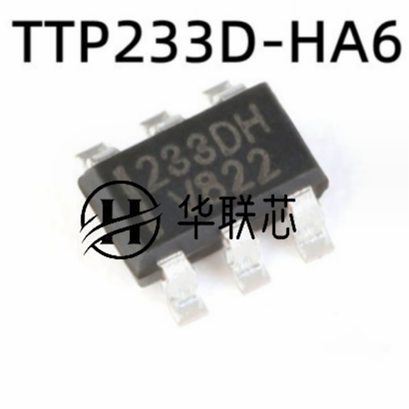 原装正品 TTP233D-HA6 封装SOT23-6 全新单按键触摸检测芯片