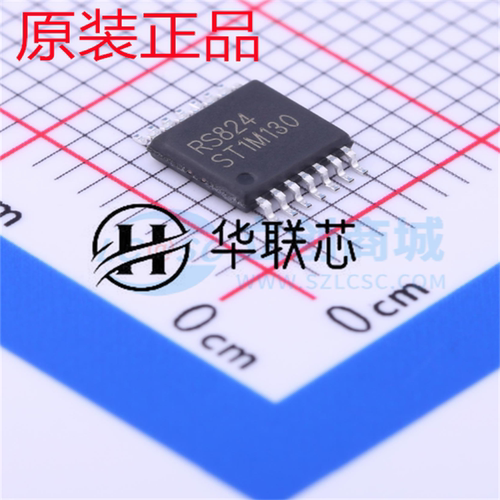 原厂原装 RS824XQ 封装TSSOP-14 全新润石低噪声运算放大器芯片