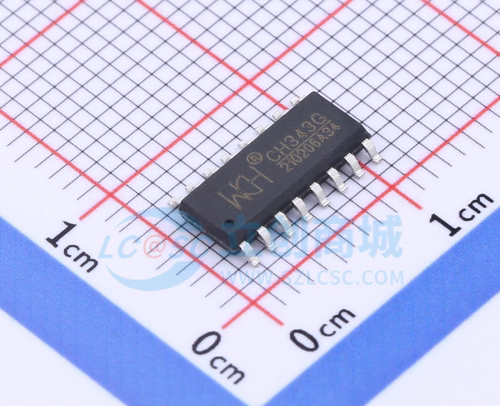 全新原装 CH343G 封装 SOP16 USB转高速异步串口 USB总线转接芯片