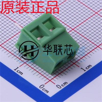 原厂原装 KF128-5.08-2P-AA 全新1x2P绿色螺钉式接线端子 直插
