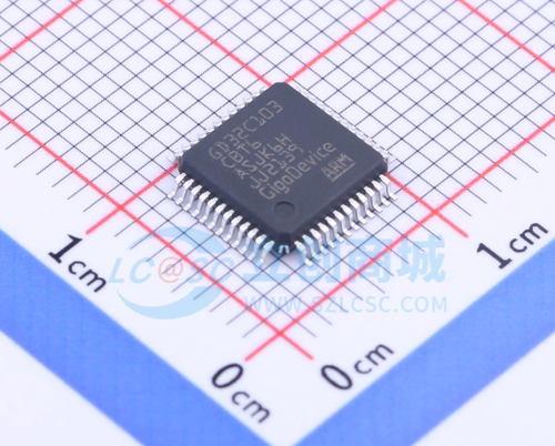 全新原装GD32C103CBT6 LQFP48 贴片32位MCU单片机 GD/兆易创新