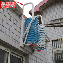佳美室外墙体壁挂伸缩折叠包邮楼梯1