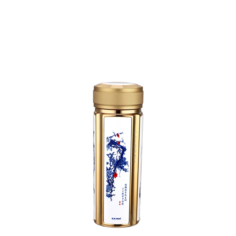 思宝中国风304不锈钢直筒杯车载