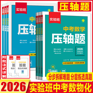 实验班2026中考数学压轴题物理化学初中数学几何模型函数应用题物理化学实验题七八九年级专项训练789年级初中数物化必刷题练习