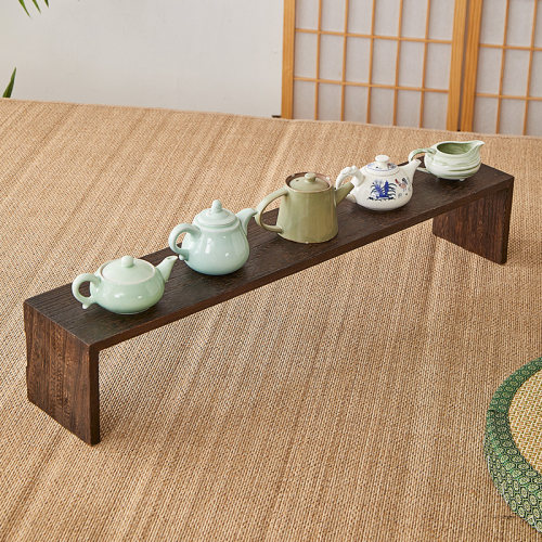 实木中式茶杯架古董展示架博古架