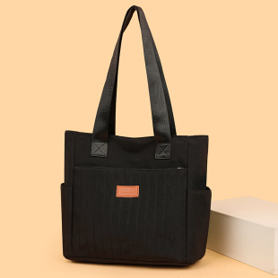 2024新款 单肩包尼龙牛津布大容量托特包简约百搭潮包包通勤手提包