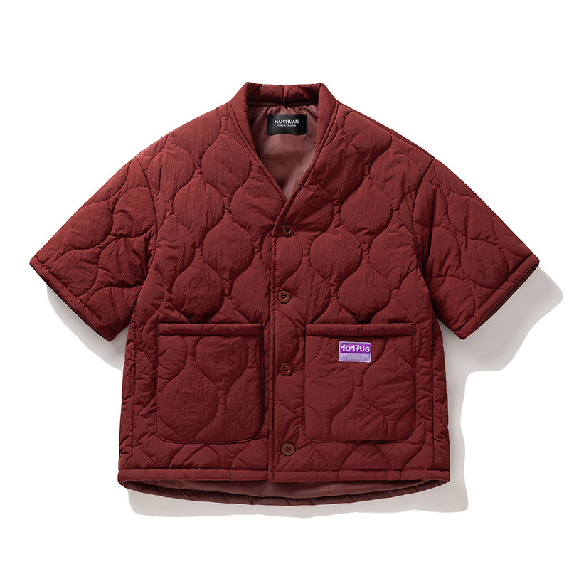 韩版潮流情侣中袖棉服男女同款保暖外套潮313B-NC25319-P60,男装背心/马甲,星座313B