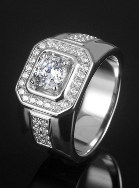 925纯银男戒指小众设计免费刻字