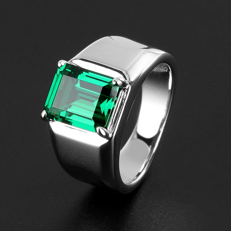 纯银镀金戒指男简约时尚免费换新