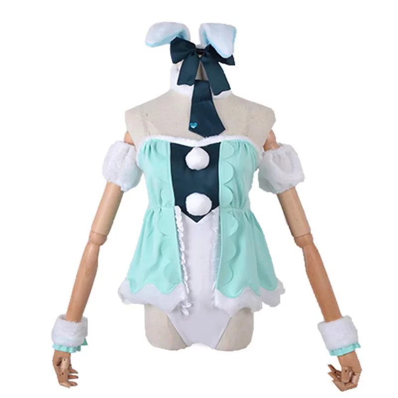 Костюм кошачьей девочки Miku Miku Future White Rabbit Girl COS Clothes две - Dimensional женская Мику две - Dimensional аниме набор