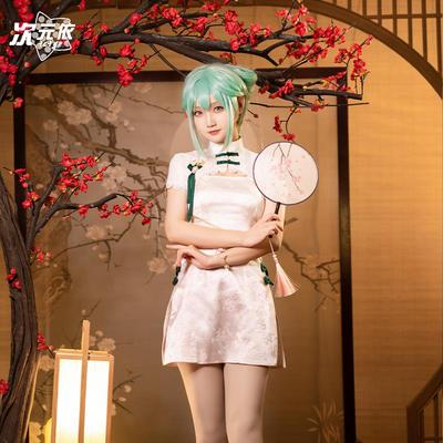 V家VOCALOID miku初音未来cos韶华cosplay国风旗袍服装