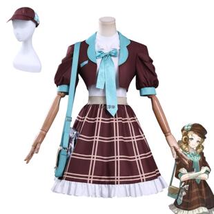 动漫重返未来1999cos服 悄声电台悄声夜cosplay格子裙套装漫展C服