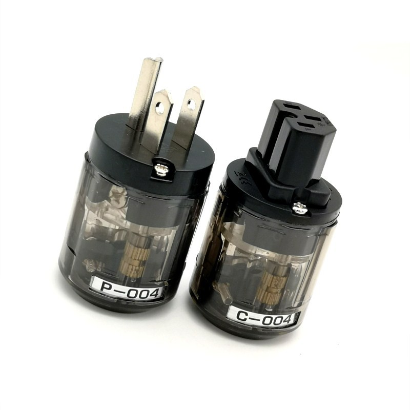 欧亚德004镀佬 发烧电源插头 尾插 美标 电源线接头hifi音响配件