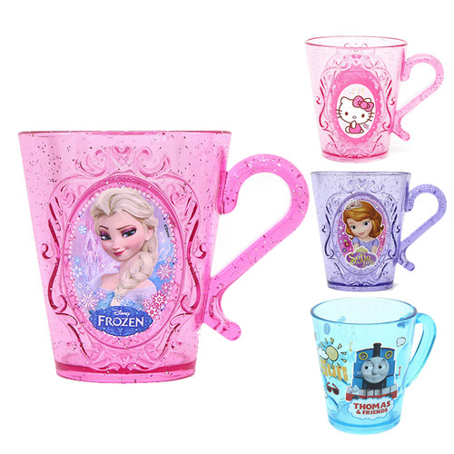 韩国进口冰雪奇缘艾莎儿童漱口杯