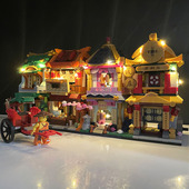 古迪51007醉霄楼兼容国风积木梦幻国潮街景男6 12岁女孩益智拼装