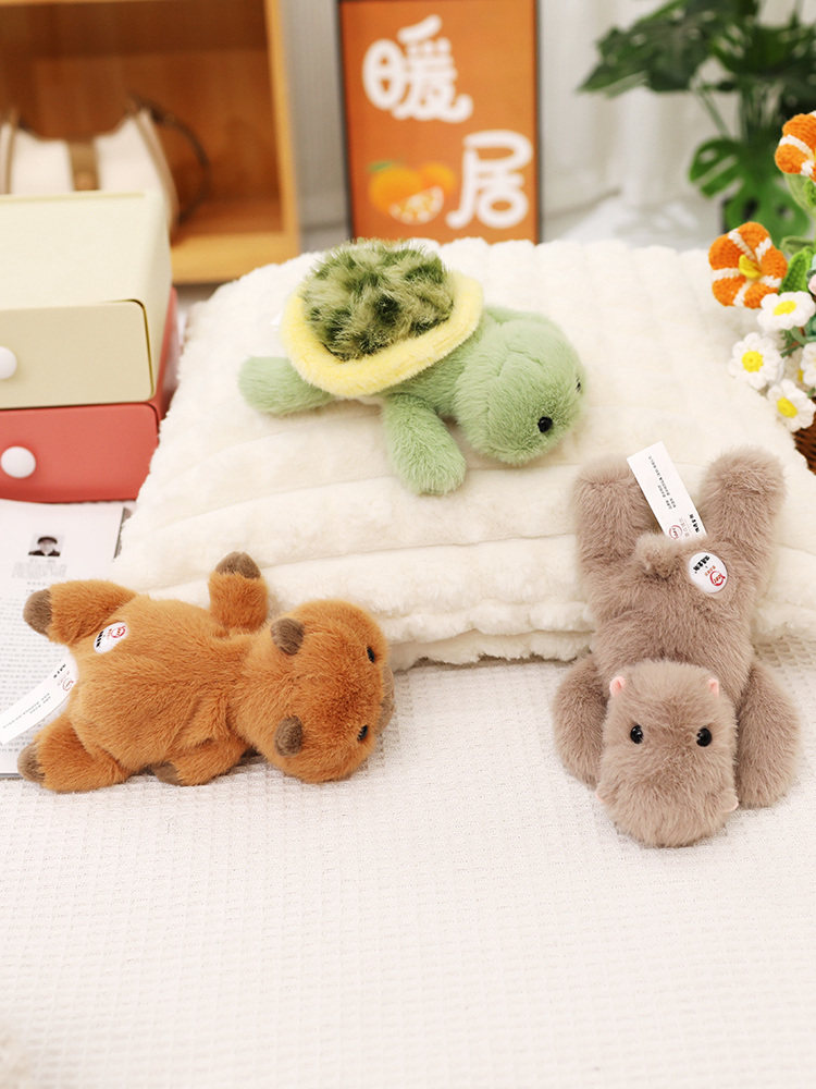 可爱小鳄鱼毛绒玩具掌中宝躺平玩偶睡觉抱枕儿童生日礼物女生送礼