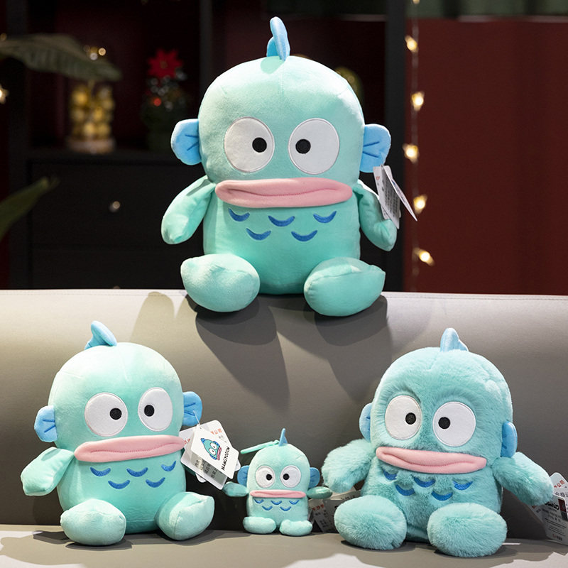 正版汉顿半人鱼公仔抱枕