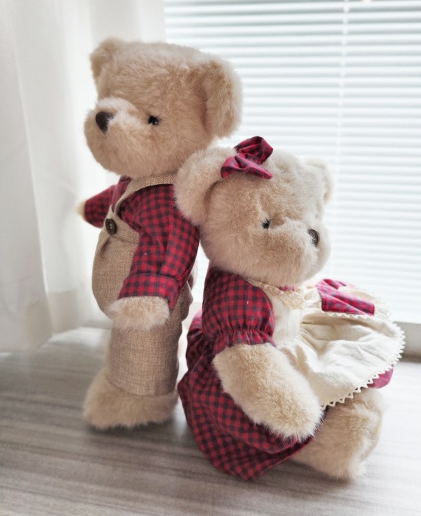 经典情侣关节泰迪熊公仔毛绒玩具小熊布娃娃儿童生日礼物女生玩偶