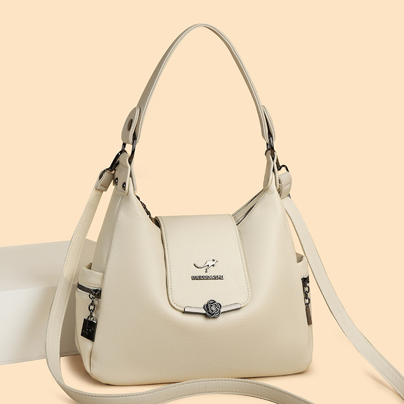 品牌真皮女包2025新款时尚潮流头层牛皮斜挎大容量高级感女士包包