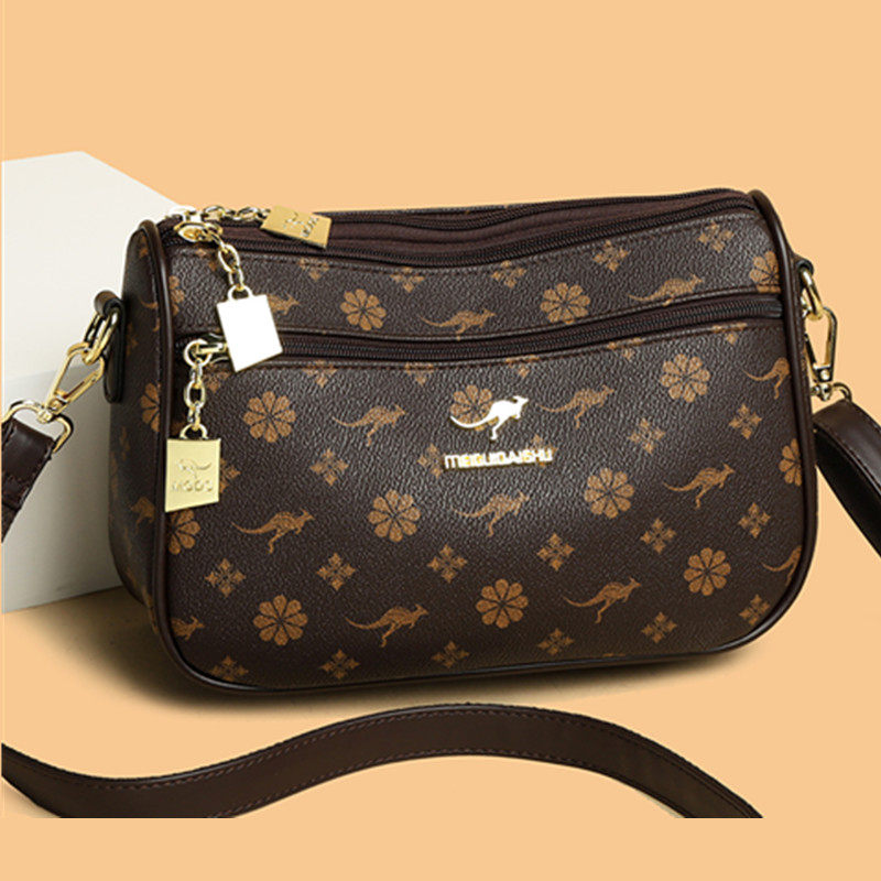 品牌真皮女包2025新款斜挎包单肩小包包高级感头层牛皮背包大容量