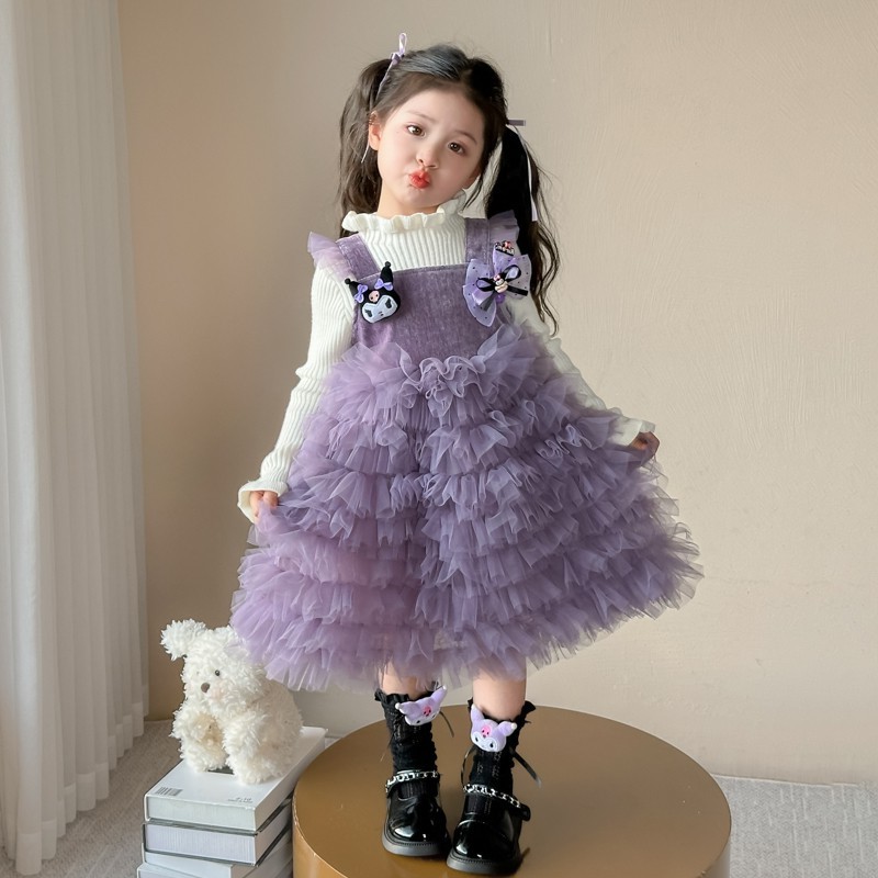 【库洛米公主风】女童洋气蛋糕裙