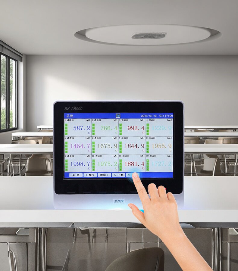 无纸记录仪 彩色无纸记录仪 温度检测仪厦门仪表