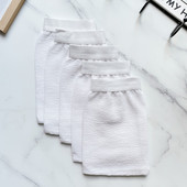 搓澡巾纯白色不掉色无染色洗澡巾粗砂深层清洁搓灰沐浴搓背神器