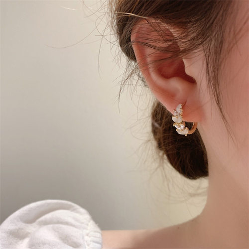 设计师推荐麦穗圈圈耳环