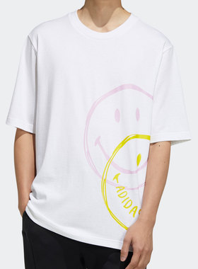 Adidas/阿迪达斯正品 NEO夏季新款男女运动休闲圆领短袖T恤H61984