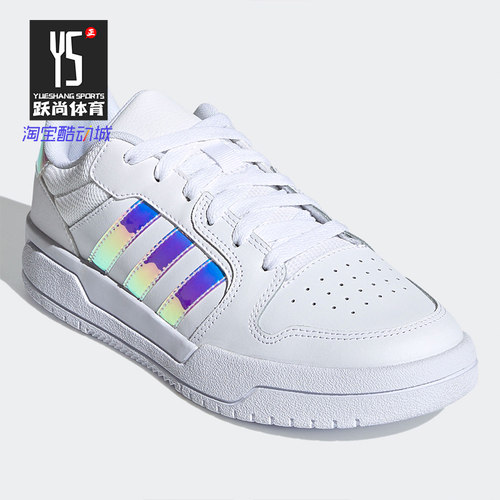 阿迪达斯男女中帮休闲板鞋