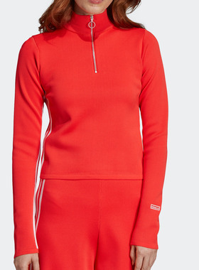 Adidas/阿迪达斯正品 新款 三叶草女子TRACKTOP运动外套DU8504