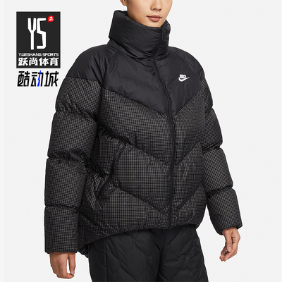 耐克正品女子防风保暖羽绒服