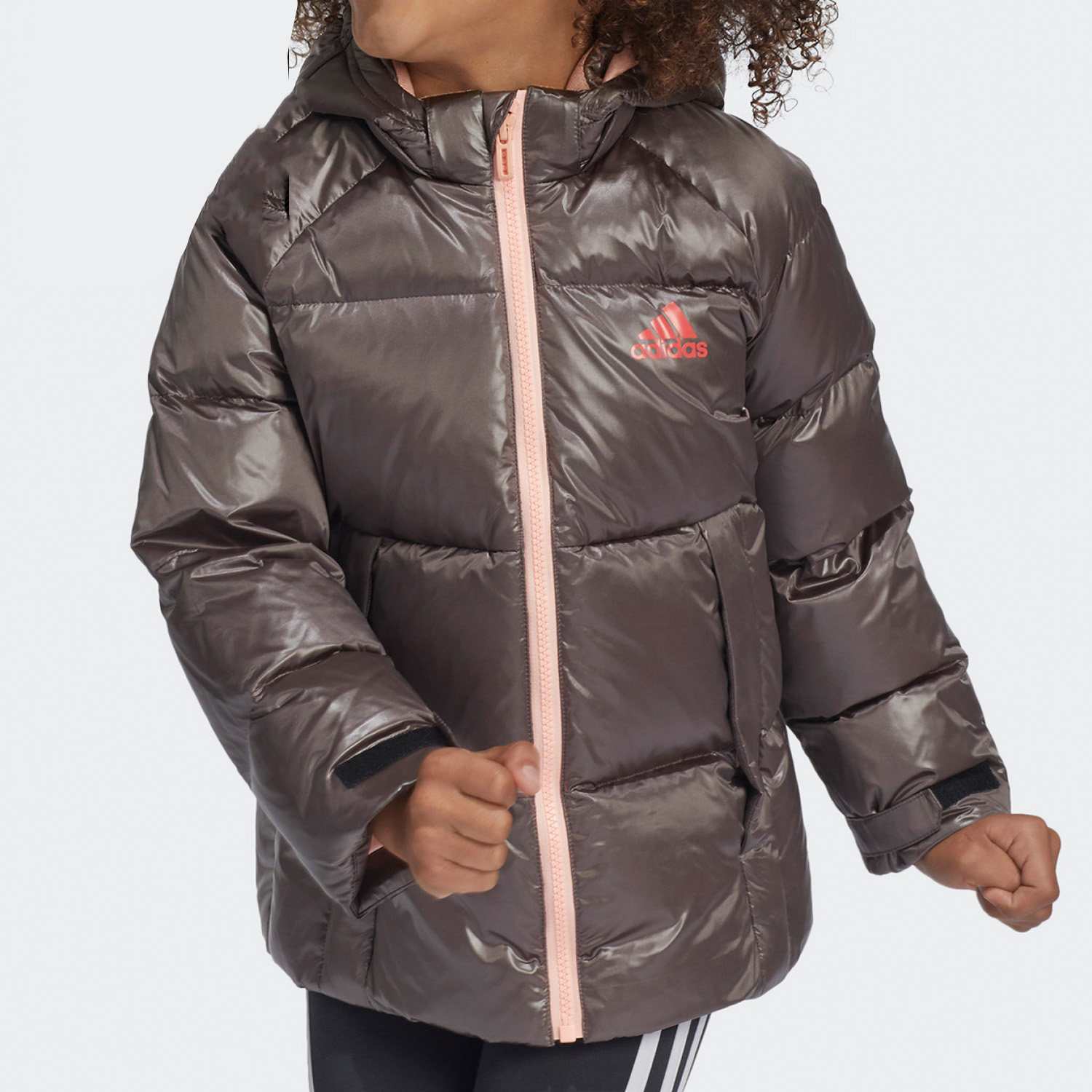 Adidas/阿迪达斯正品春季新款儿童休闲舒适运动羽绒服GG3620
