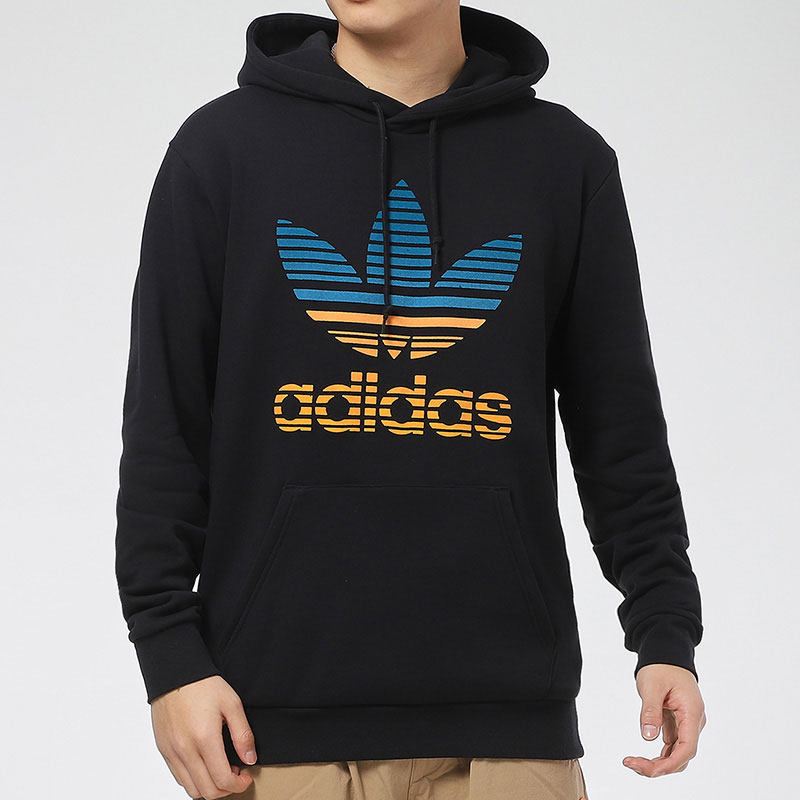 Adidas/阿迪达斯正品三叶草卫衣男子新款运动服连帽套头衫GP0158