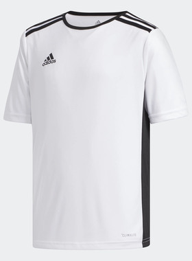 Adidas/阿迪达斯正品男大童ENTRADA 18 JSYY运动短袖T恤 CF1044
