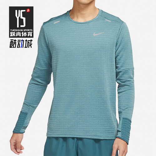 耐克男子加绒保暖跑步上衣
