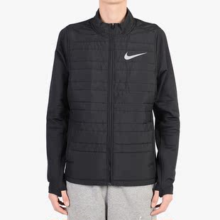 新款 2019春季 运动休闲机织男子立领棉服外套AQ4878 耐克正品 Nike