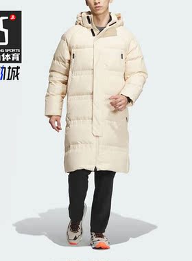 Adidas/阿迪达斯正品新款男子户外运动保暖连帽羽绒服IL8970